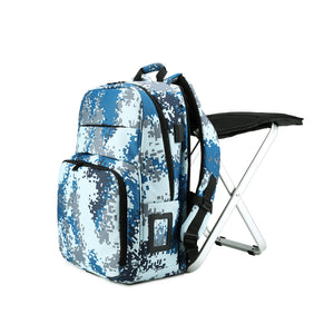 BigTron Camouflage Backpack Stool Combo